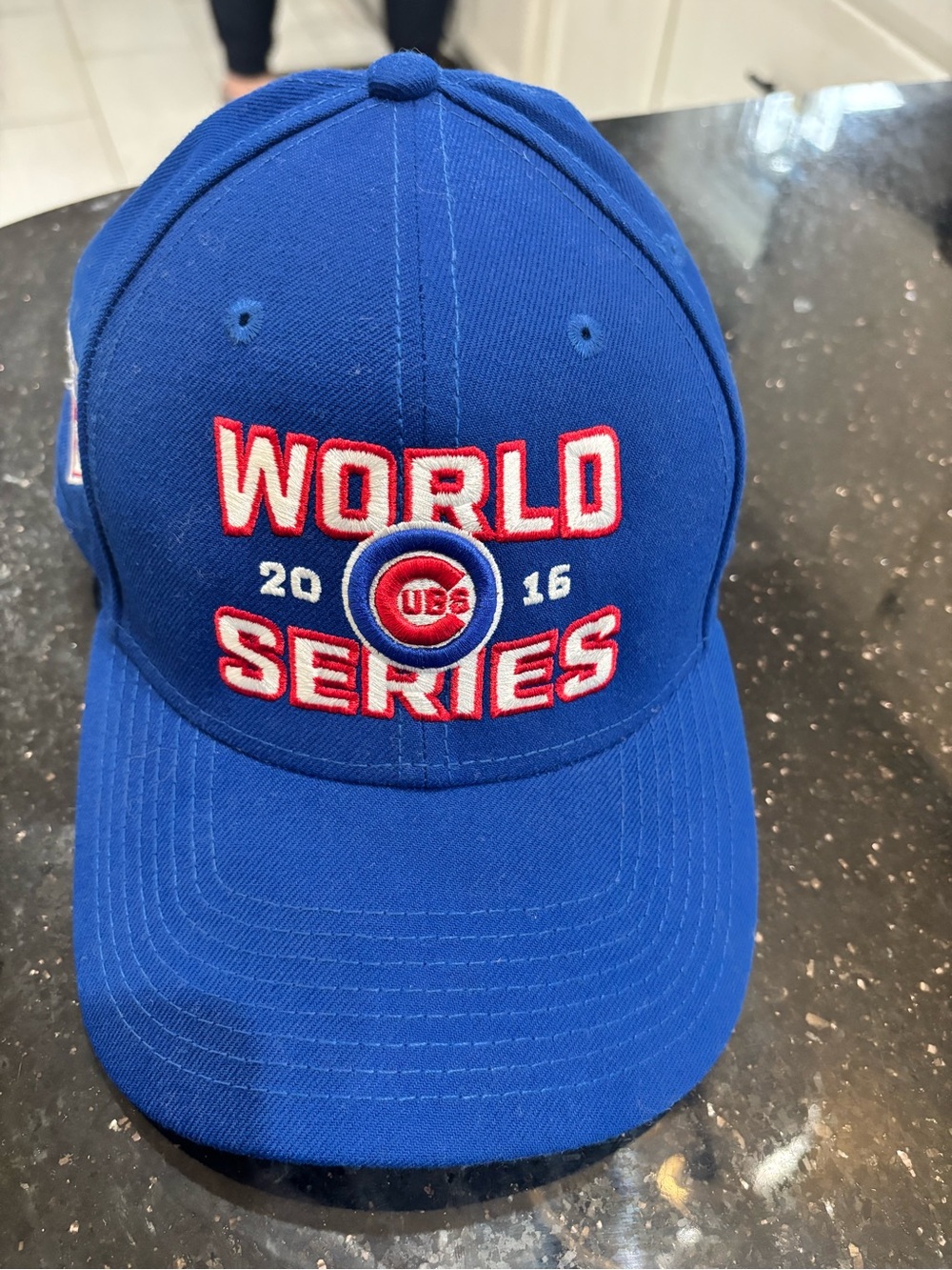 New Era Royal Blue Chicago Cubs World Series Embroidered Cap